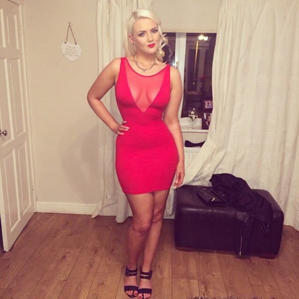 Woman Look Hot Wearing Mesh Clothing