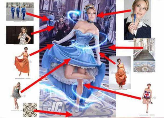 Stock Photos Get a Cool Cosplay Twist