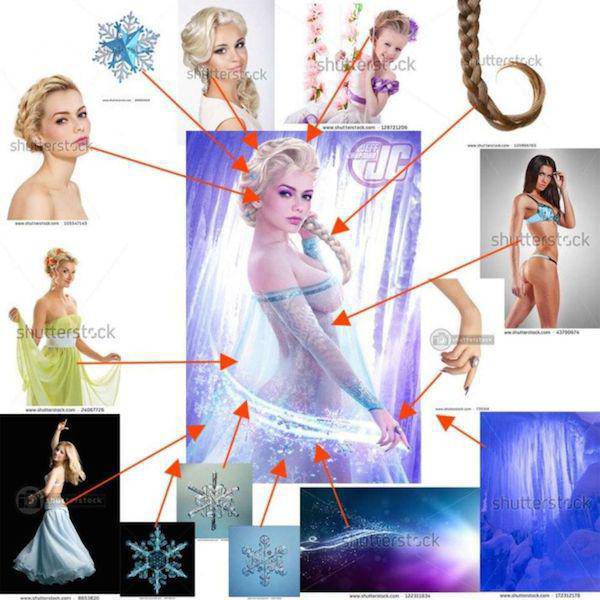 Stock Photos Get a Cool Cosplay Twist