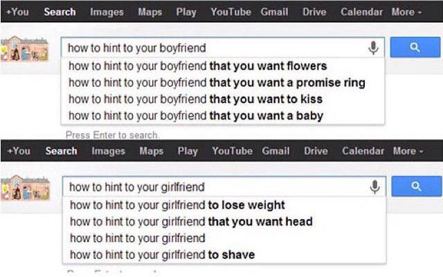 Men and Women Are from Two Different Worlds