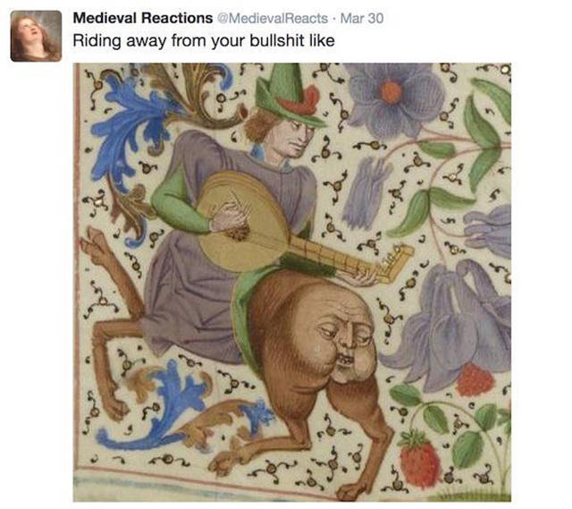Medieval Art Captures Modern Life Perfectly