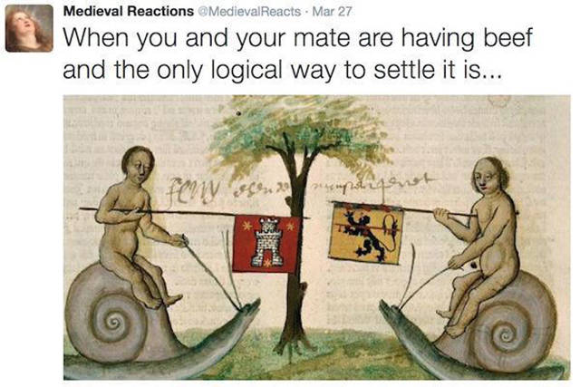 Medieval Art Captures Modern Life Perfectly