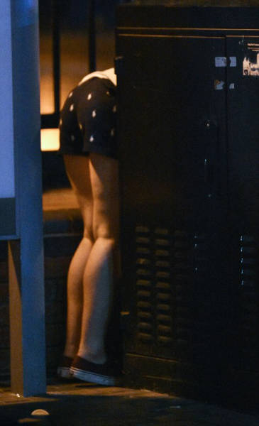 British Students Engage in a Little Drunken Debauchery