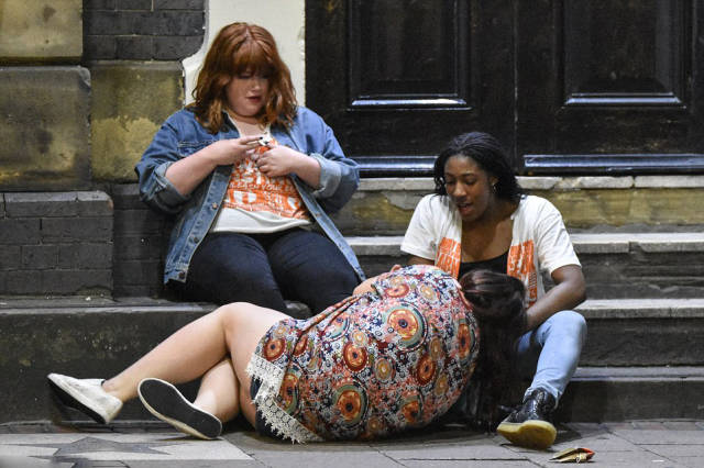 British Students Engage in a Little Drunken Debauchery
