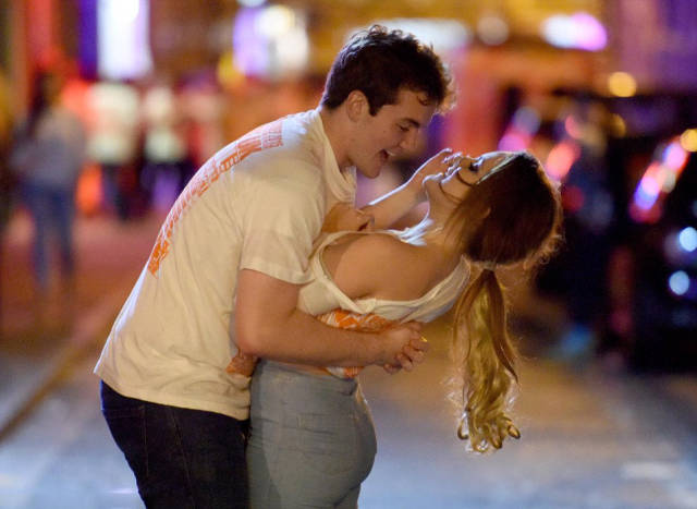 British Students Engage in a Little Drunken Debauchery
