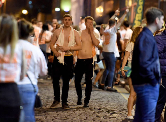 British Students Engage in a Little Drunken Debauchery