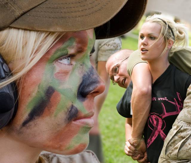 Marine Wives Try Being Their Husbands for a Day and Find Out How Tough It Really Is