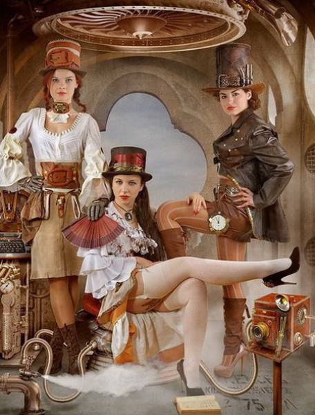 Hot Girls Doing Steampunk Just Right
