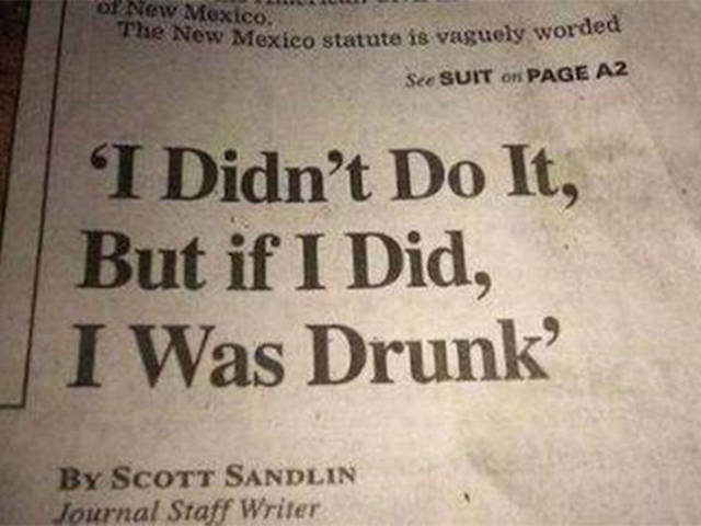 A Few Oh Sh#t Situations