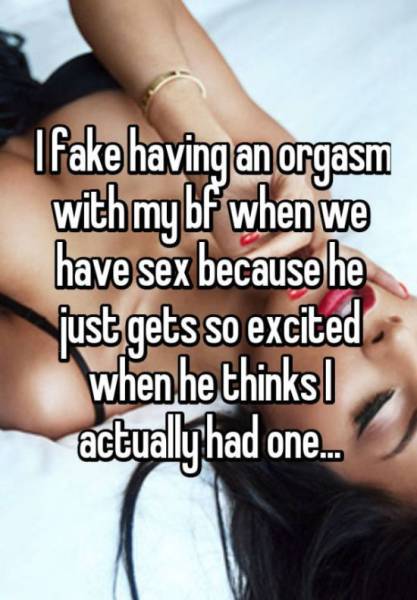 Women Reveal Why They Fake Orgasms