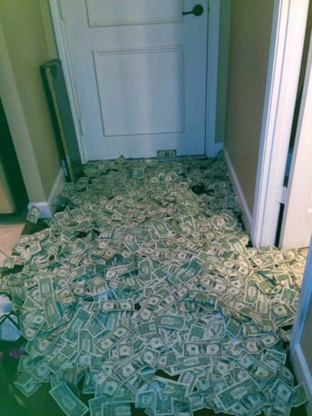 Strippers Showing Off Their Money