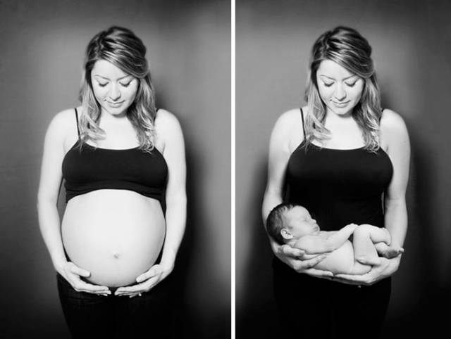 Awesome Photos Before And After Giving Birth