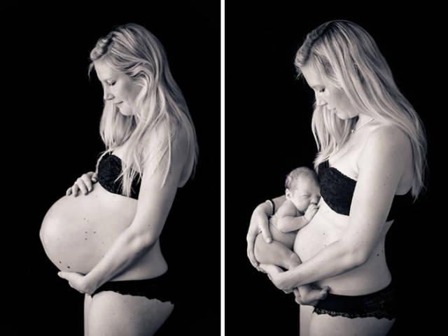 Awesome Photos Before And After Giving Birth