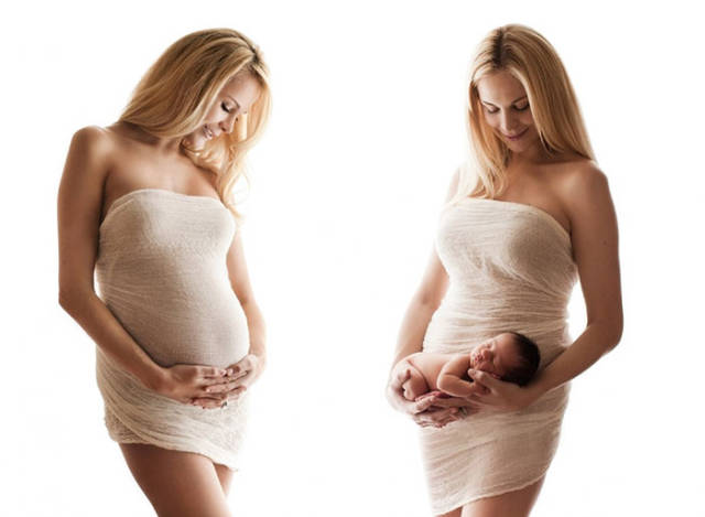 Awesome Photos Before And After Giving Birth