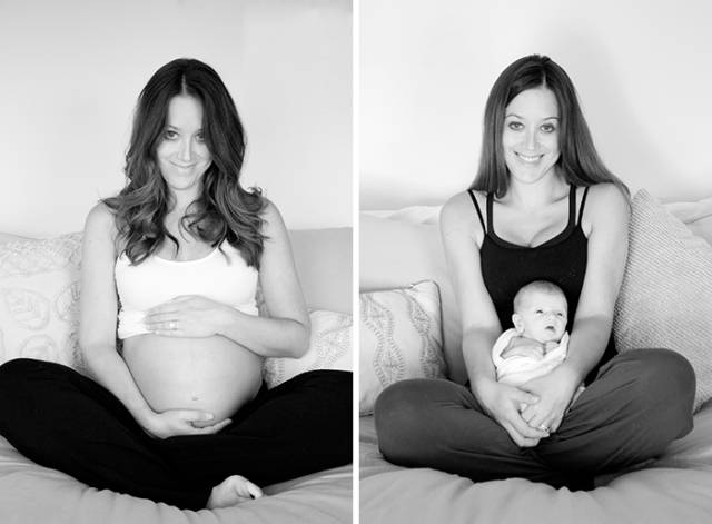Awesome Photos Before And After Giving Birth