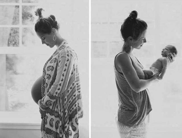 Awesome Photos Before And After Giving Birth