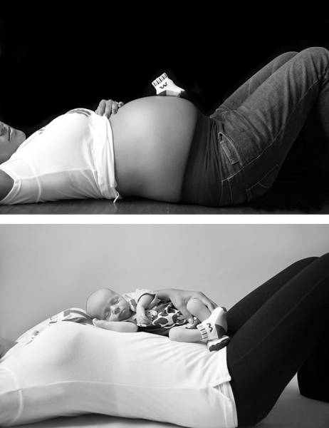 Awesome Photos Before And After Giving Birth