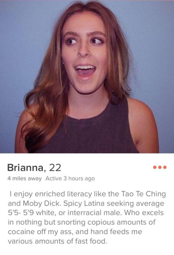 Hilarious And WTF Tinder Profiles