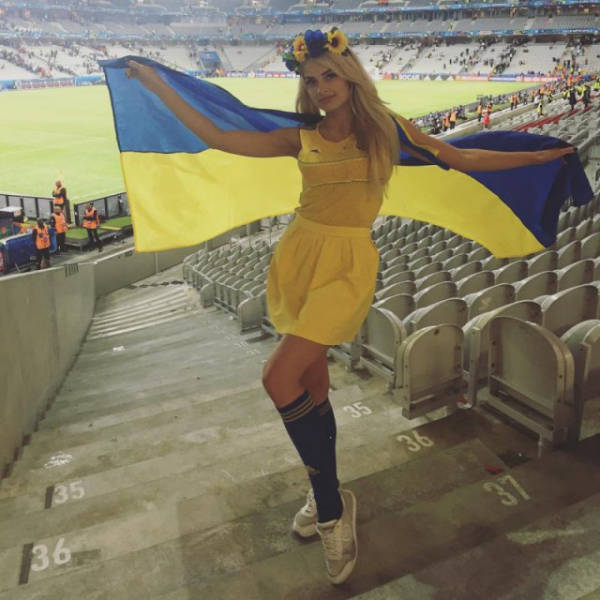 Hottest Female Football Fans Spotted At Euro 2016