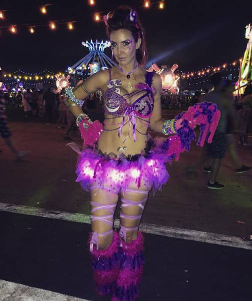 Smoking Girls From Electric Daisy Carnival