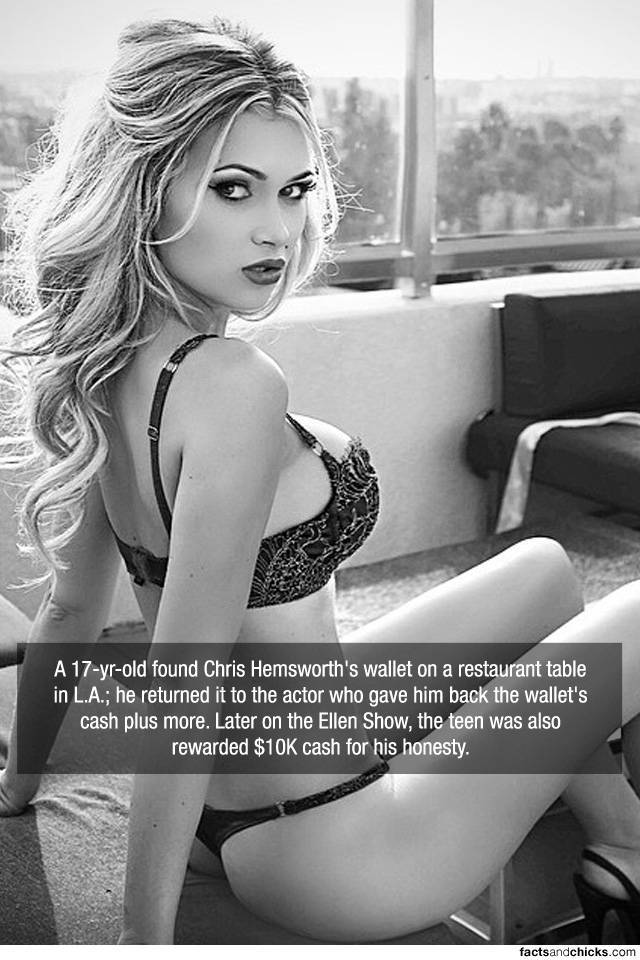 Facts are Best Served with Hot Chicks