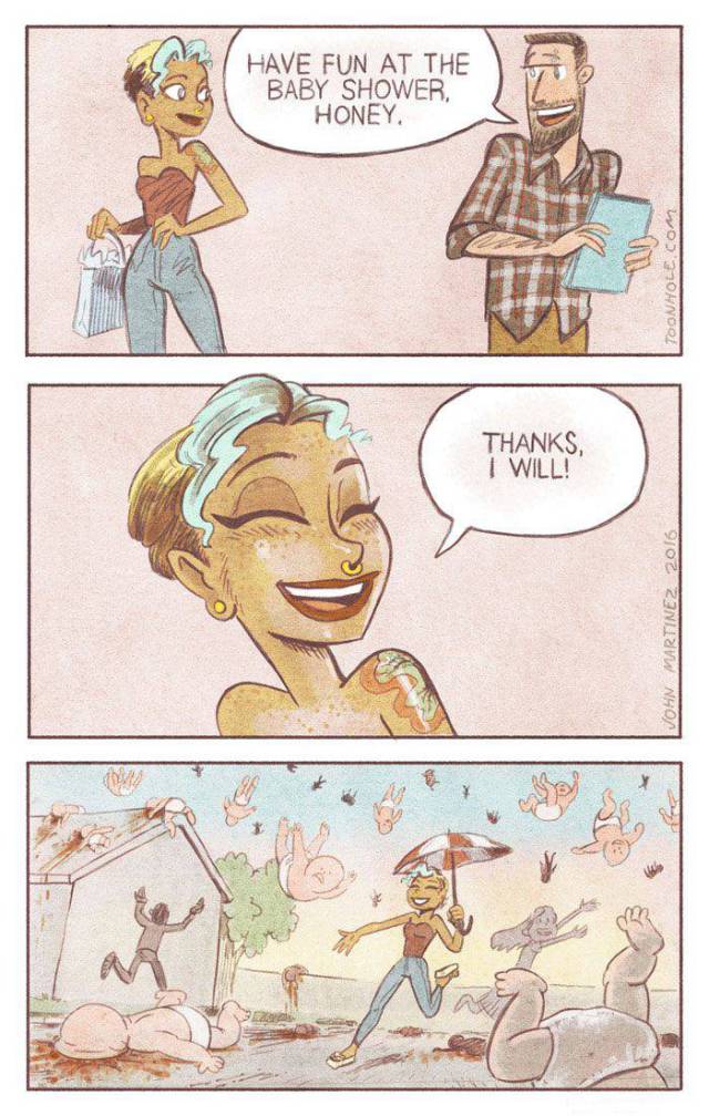 Funny Cartoons With Unexpected Ending