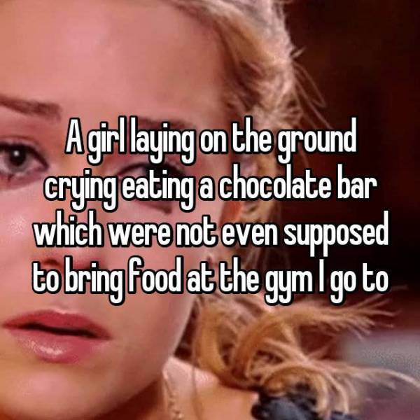 Really Strange Things People Saw At The Gym