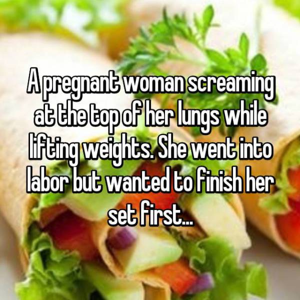 Really Strange Things People Saw At The Gym