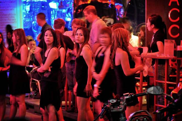 Thailand Prostitutes Put On Their Mourning Clothes