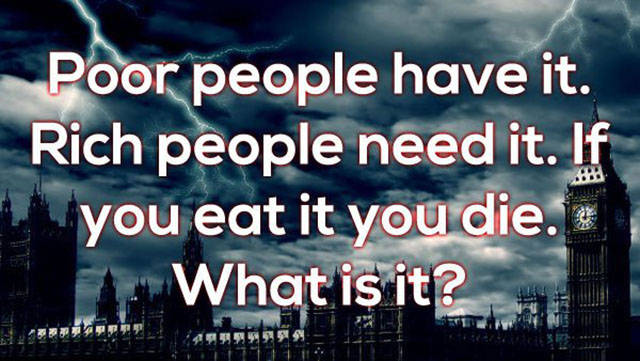 Neat Brainteasers With Their Answers Written On Mouthwatering Pictures