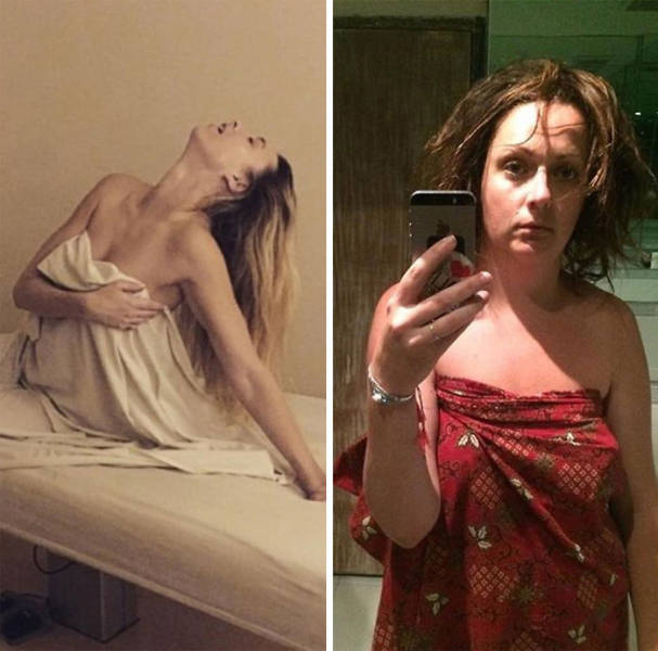 Woman Continues To Recreate Hilarious Celebrity Photos