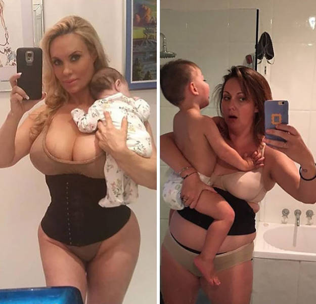 Woman Continues To Recreate Hilarious Celebrity Photos