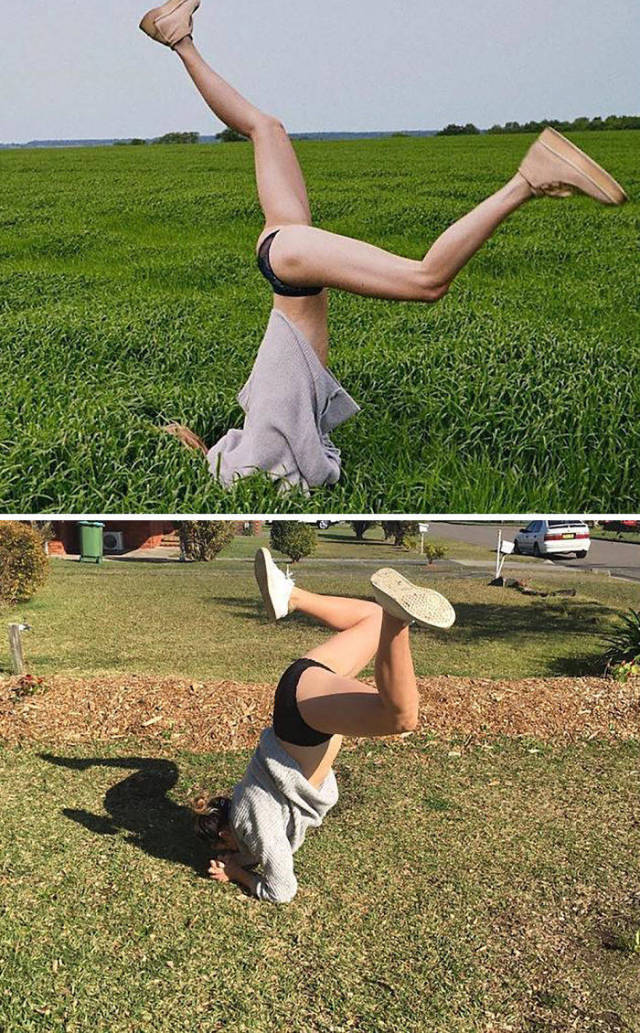 Woman Continues To Recreate Hilarious Celebrity Photos