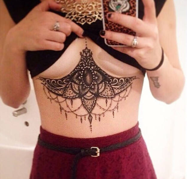 These Underboob Tattoos Are Very Pleasing To The Eye